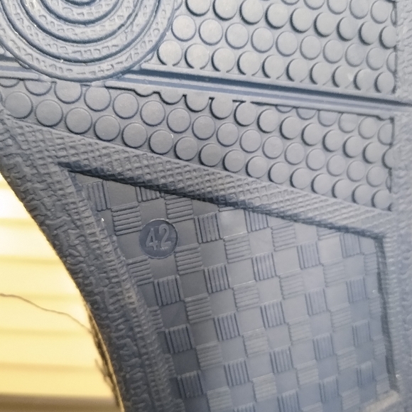 PACOGIL Denim White Star Sneakers – Size 42 EU – Streetwear Casual Shoes - Picture 9 of 14